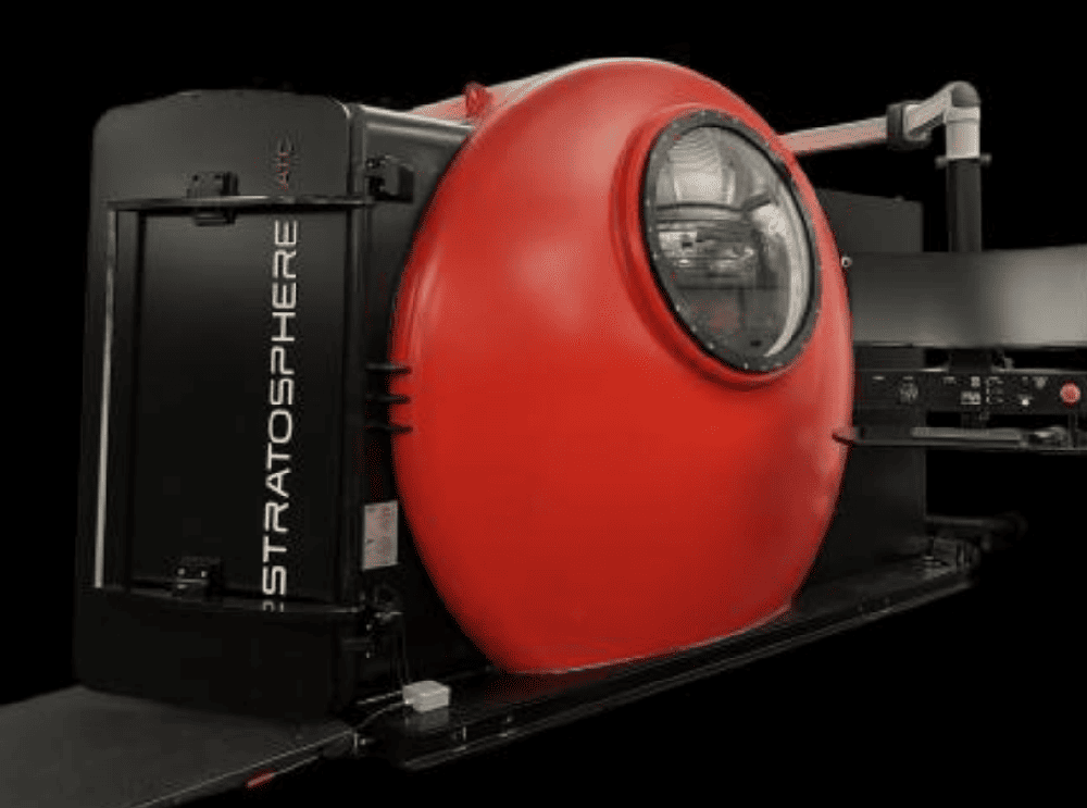 Stratosphere chamber in championship red
